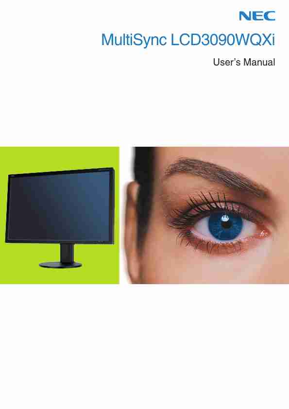 NEC MULTISYNC LCD3090WQXI-page_pdf